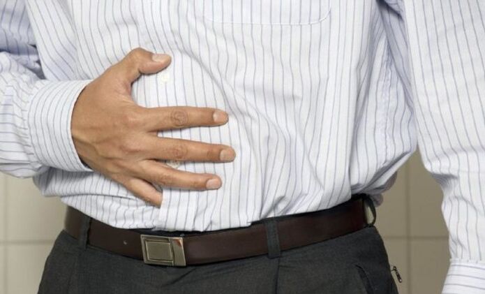 dolor abdominal causado por parásitos